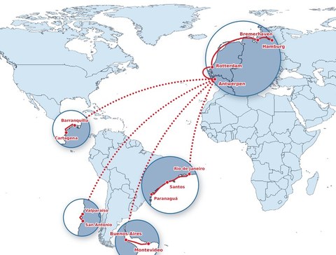 Carte Amérique du Sud
